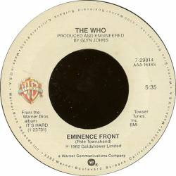 The Who : Eminence Front